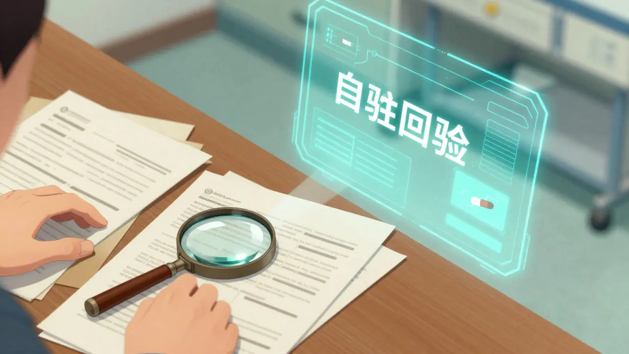 Comparison between manual paperwork and a digital holographic pharmacy system.